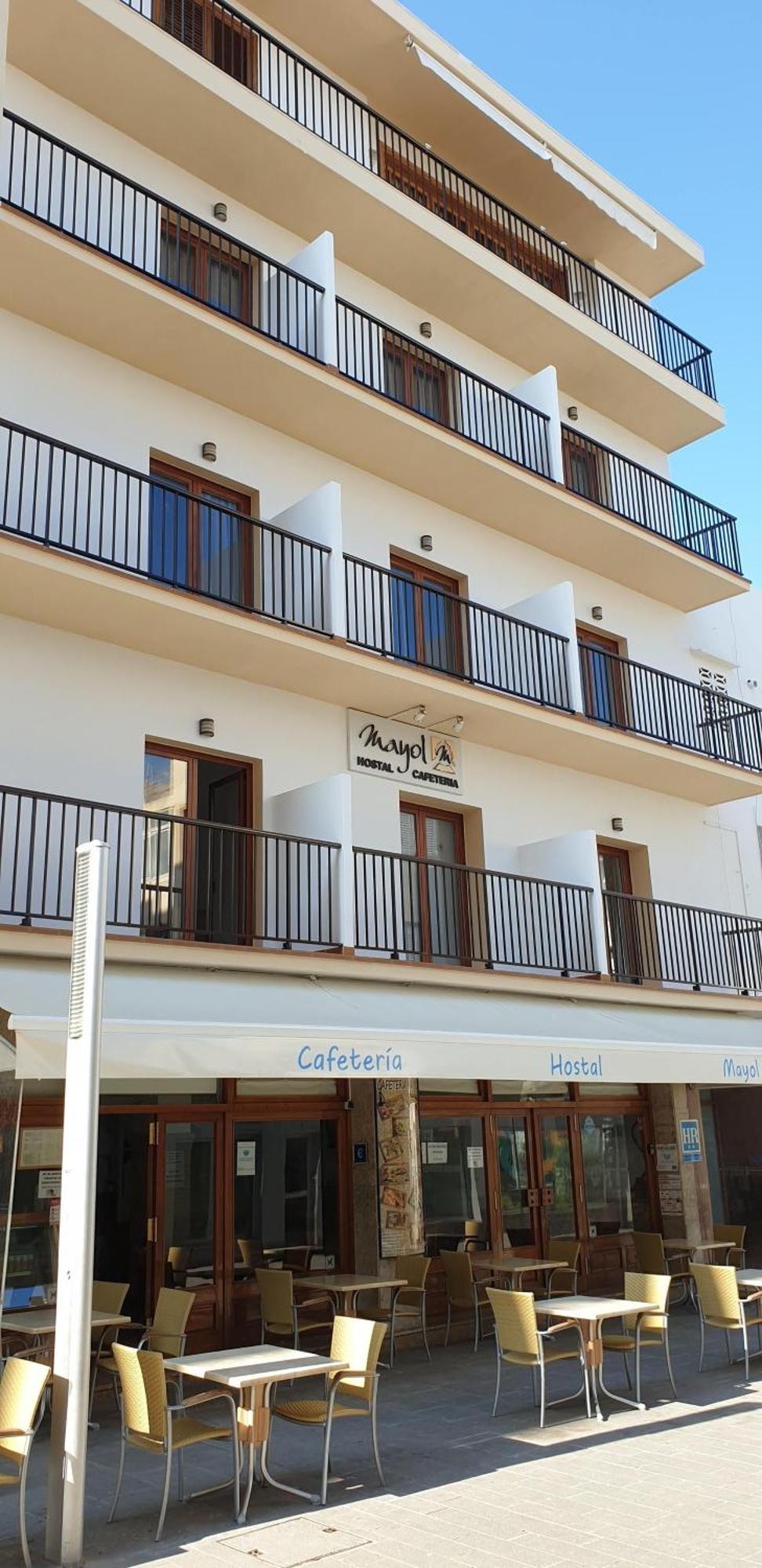 Hostal Mayol Santa Eularia des Riu Exterior photo